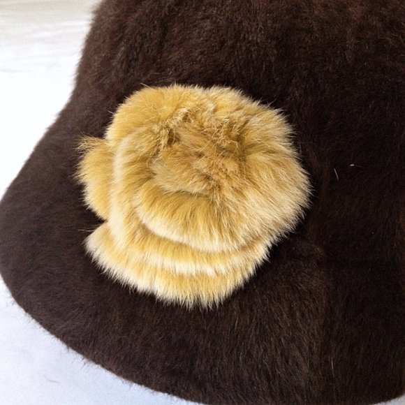 Handmade Rabbit & Angora Wool Bucket Hat - Picture 4 of 5